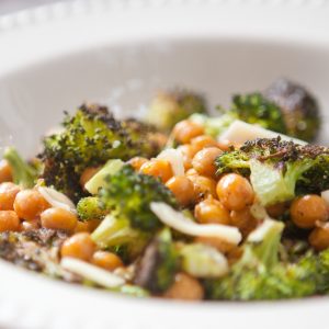 Baked Peas & Broccoli