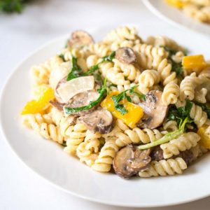 Fusilli Mushroom Alfredo