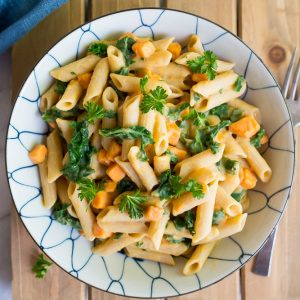 Penne & Beans With Saffron