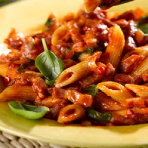 Pasta In Spicy Tomato Sauce