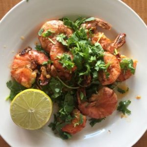 Tiger Prawns in Garlic Butter