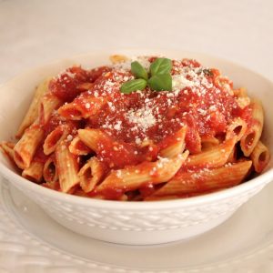 Macaroni In Marinara Tomato Sauce