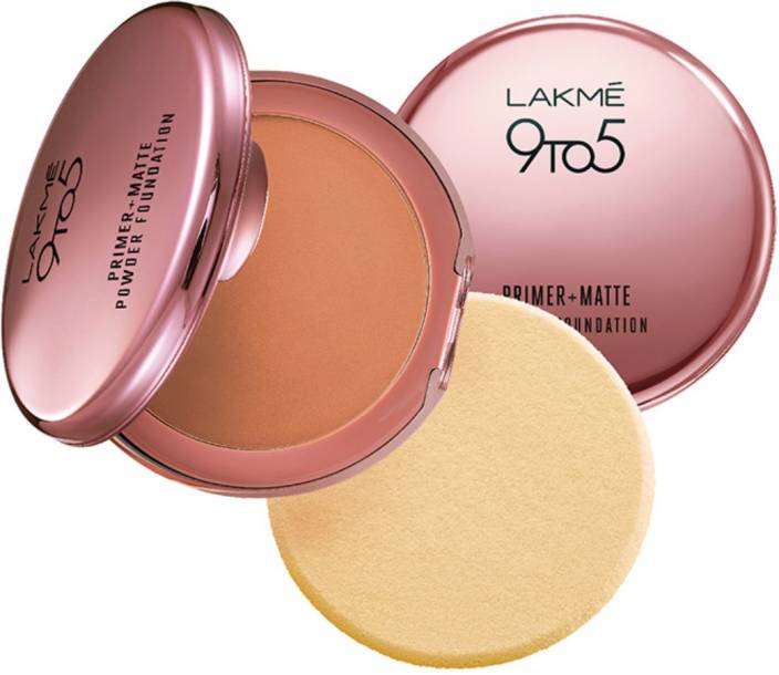 Lakme 9 to 5 Primer Plus Matte Powder Foundation Compact 